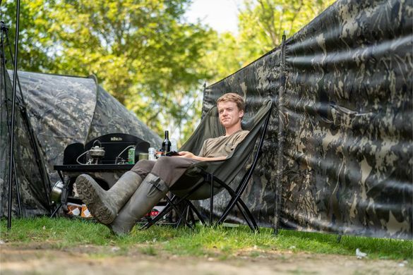 Ветрозащитный экран Nash Bank Life Windbreak Camo T1236, камуфляжный нейлон 200D 3000 мм 266х127 см