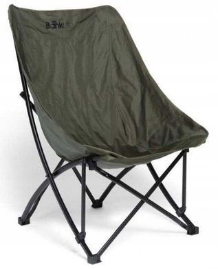 Рибальське коропове крісло Nash Bank Life Hi-Back Chair T1238, зелене легке розкладне з високою спинкою