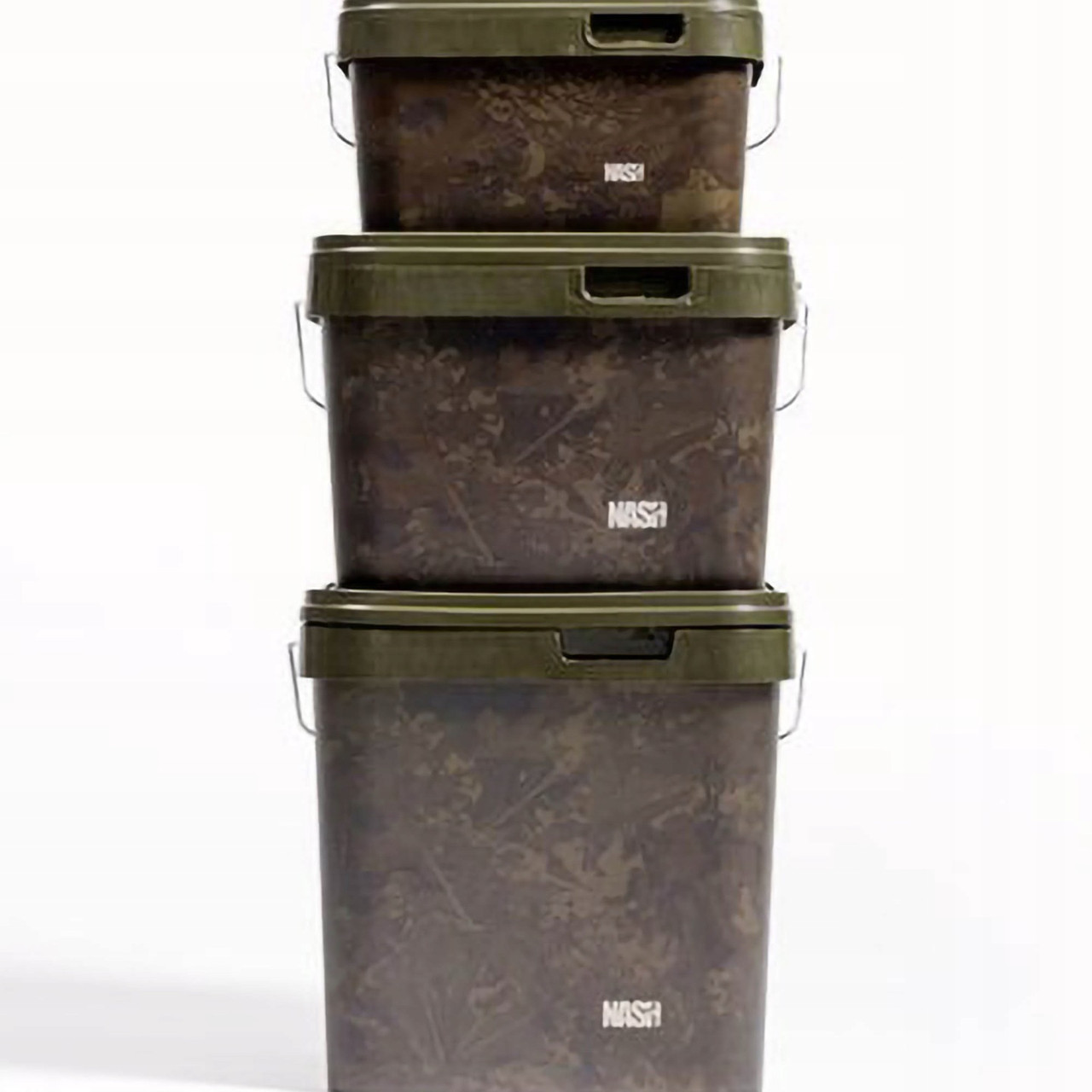 Відро для прикормки Nash Rectangular Bucket Camo 17L (T2602)
