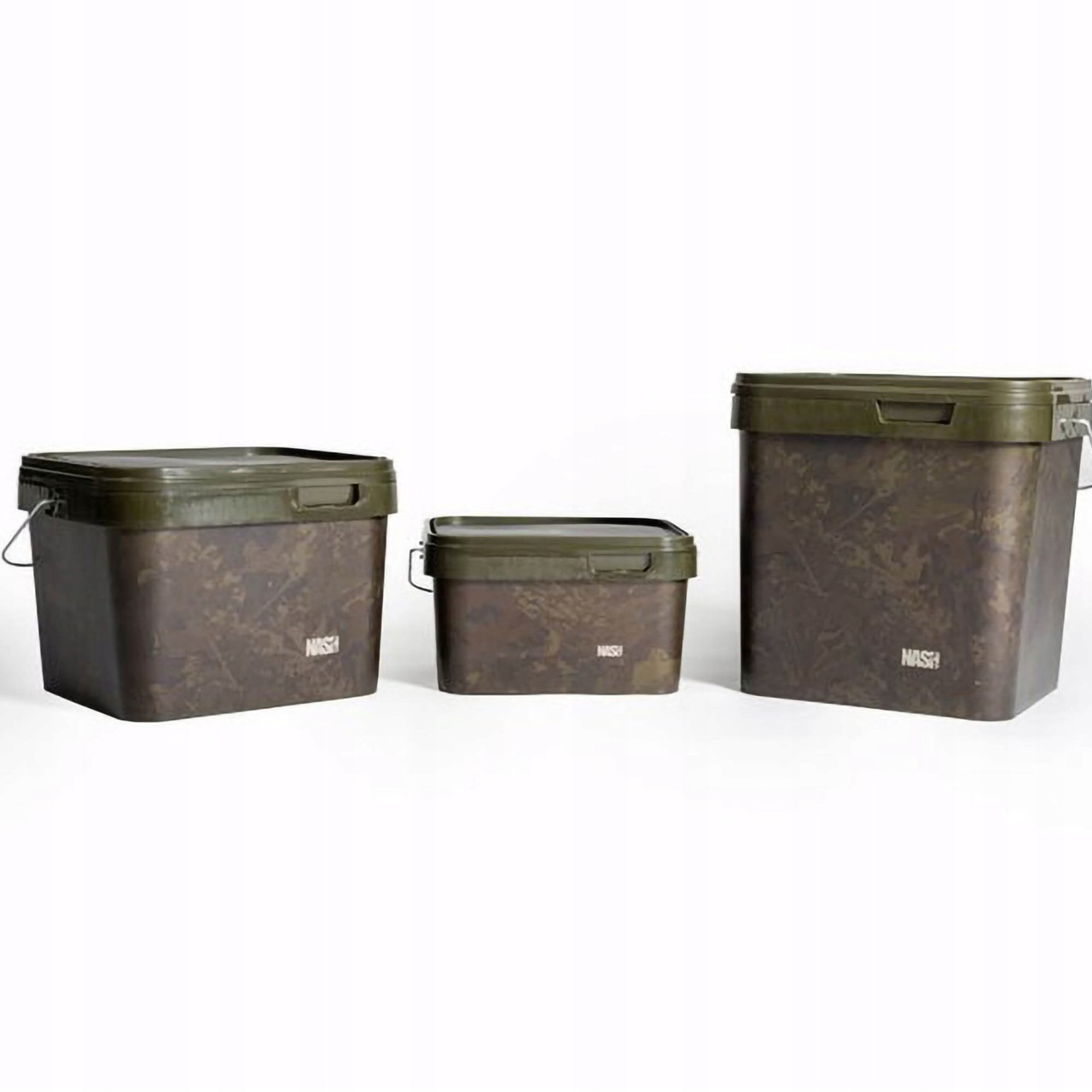 Відро для прикормки Nash Rectangular Bucket Camo 17L (T2602)
