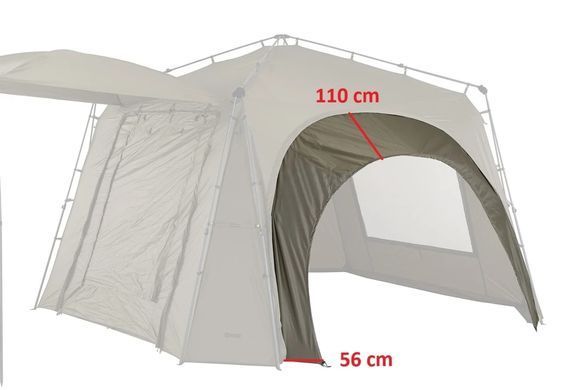 Набір для з'єднання наметів Mivardi Shelter Base Camp XXL M-SHEBCXXLCK, 2 рукави, Чехія