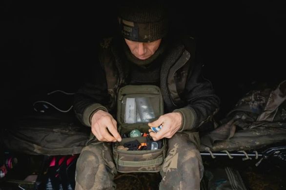 Большой чехол для карповых аксессуаров Nash Subterfuge Tackle Pouch Large (T3379) рыболовный органайзер