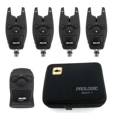 Сигнализаторы поклевки Prologic BAT+ Bite Alarm Set 4+1, 57080 электронные, синие