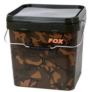 Ведро Fox Camo Square Bucket CBT006, 10 л, квадратное, камуфляж