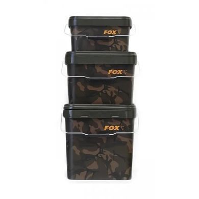 Ведро Fox Camo Square Bucket CBT006, 10 л, квадратное, камуфляж