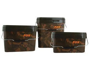 Відро Fox Camo Square Bucket CBT007, 17 л, квадратне, камуфляж