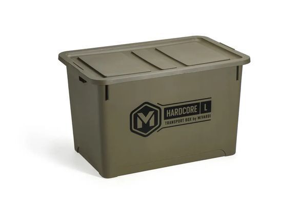 Рыболовный ящик Mivardi Hardcore Transport Box L M-HTBL, 66 л, зелёный