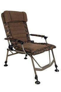 Крісло-реклайнер FOX Super Deluxe Recliner Chair CBC102, складне крісло для риболовлі, навантаження до 150 кг