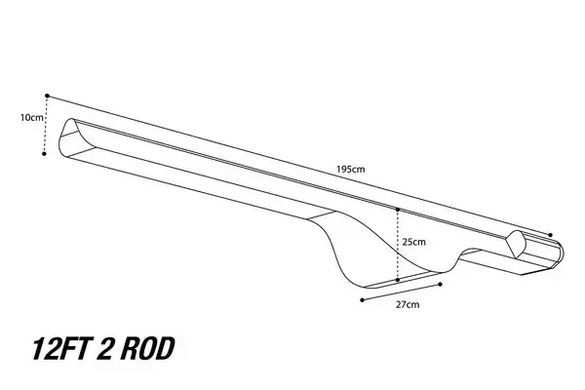 Чохол для вудилищ Nash Subterfuge Hi Protect 2 Rod Skin 12ft (T3331)