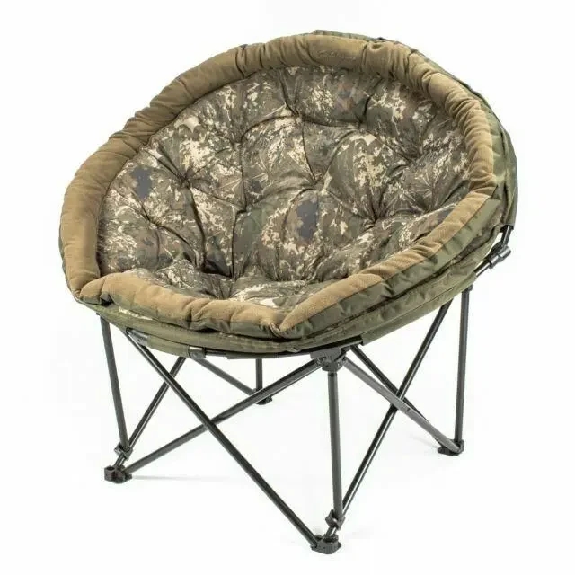 Крісло коропове Nash Indulgence Moon Chair T9474, фліс, камуфляж
