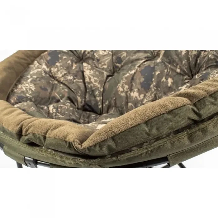 Крісло коропове Nash Indulgence Moon Chair T9474, фліс, камуфляж