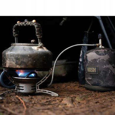 Чехол для газового баллона Nash Subterfuge Gas Canister Pouch T3382, неопреновый термозащитный камуфляжный