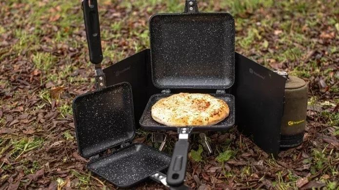 Тостер зі столовим набором Ridge Monkey Classic Sandwich Toaster Granite Edition (RM774)