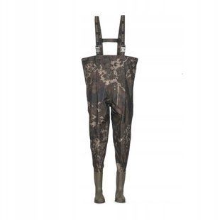 Вейдерси з чоботами Nash ZT HD Waders Camo C6235, ламінований ПВХ, розмір 42