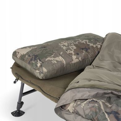 Подушка для раскладушки Nash Indulgence Pillow Camo Wide T9555, карповая широкая двухсторонняя с чехлом