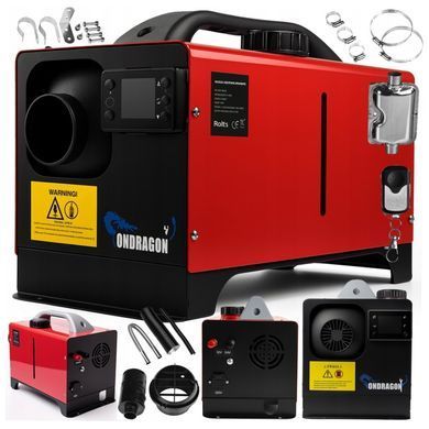 Автономний дизельний обігрівач Ondragon OD9144 9 кВт 12V/230V з пультом ДК та LCD-дисплеєм
